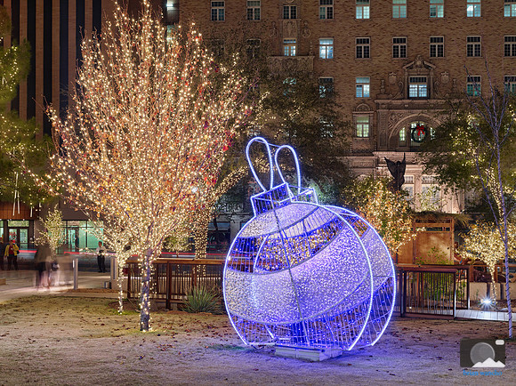 Christmas Lights at San Jacinto Plaza