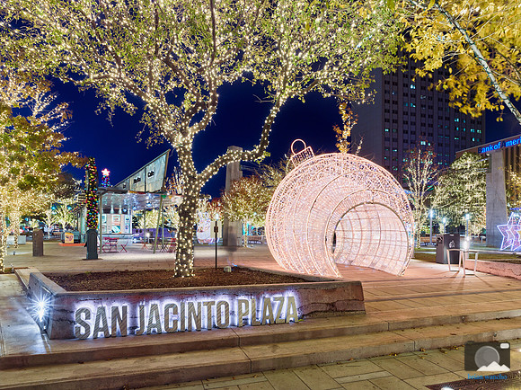 Christmas Lights at San Jacinto Plaza